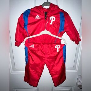 adidas Kids Red and Blue Matching Set